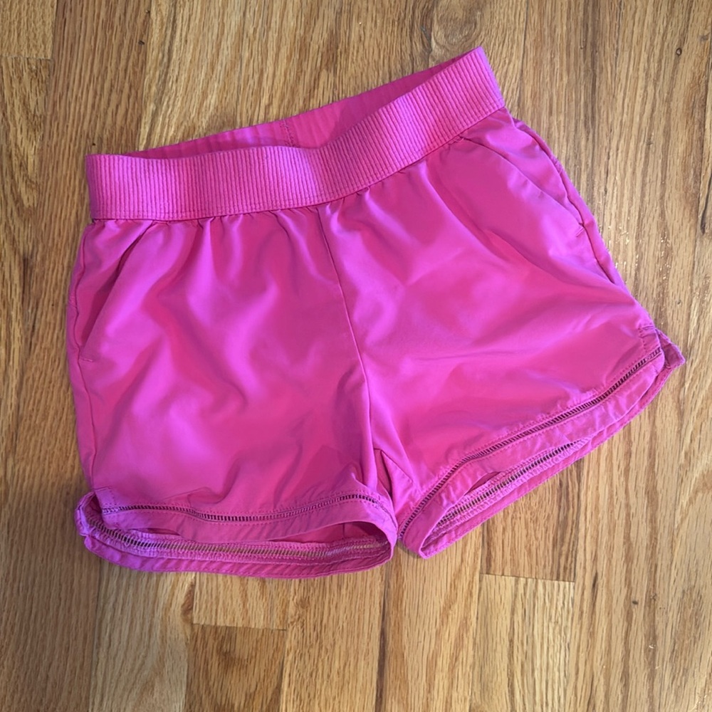 All In Motion Pink Athletic Shorts (S 6/6X)